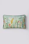 Cotton Traders Country Meadow Embroidered Cushion thumbnail 1