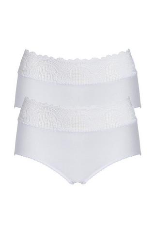 Camille Womens Two Pack White Full Support Shapewear Briefs 10 : Camille:  : Fashion
