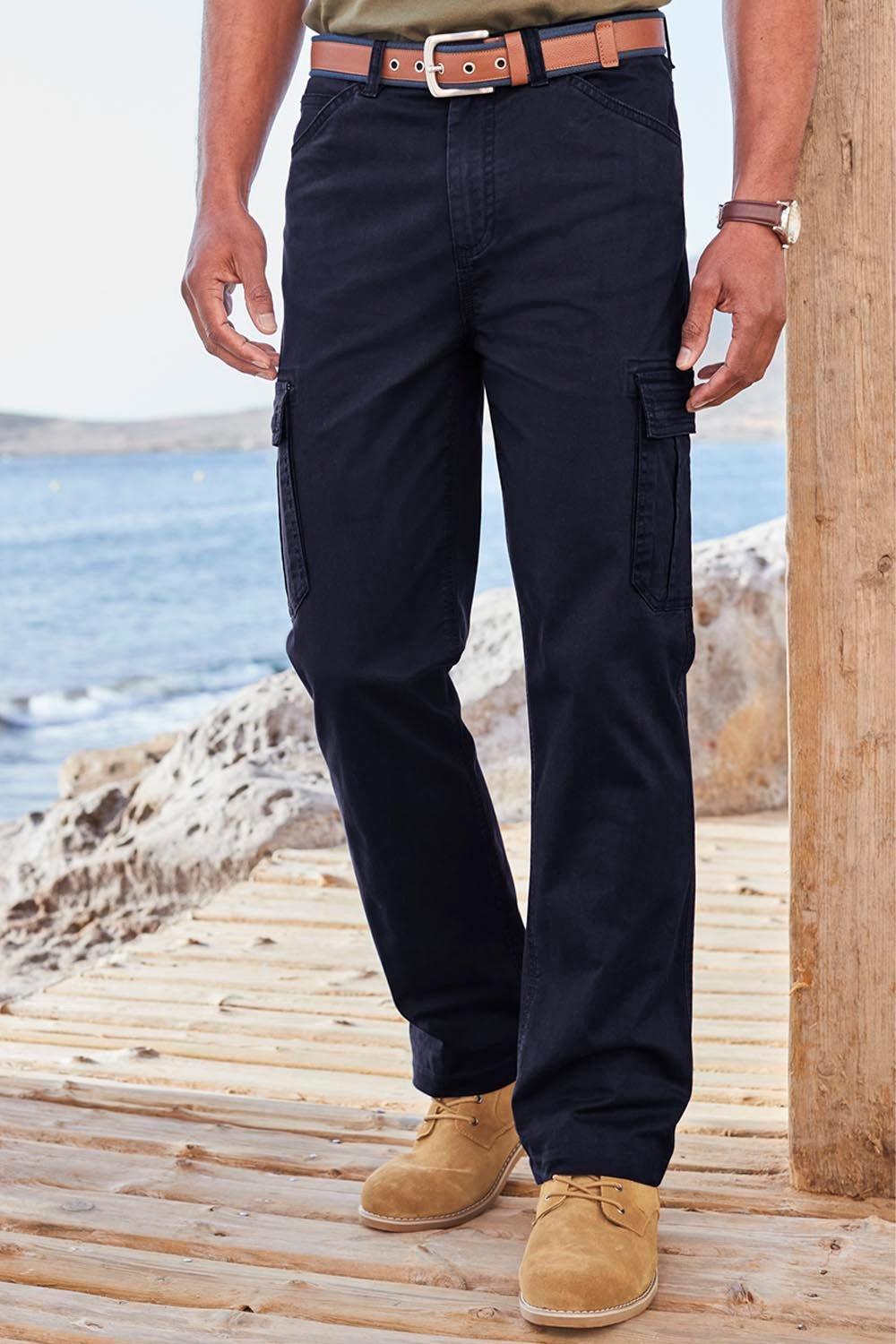Cotton Pull-On Trousers at Cotton Traders