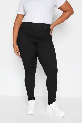 Premium Stretch Soft High Waisted Jeggings for Women - Denim Leggings -  Cotton Stretch Blend, Beige Khaki, 12-18