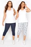 Yours 2 Pack Cropped Leggings thumbnail 1