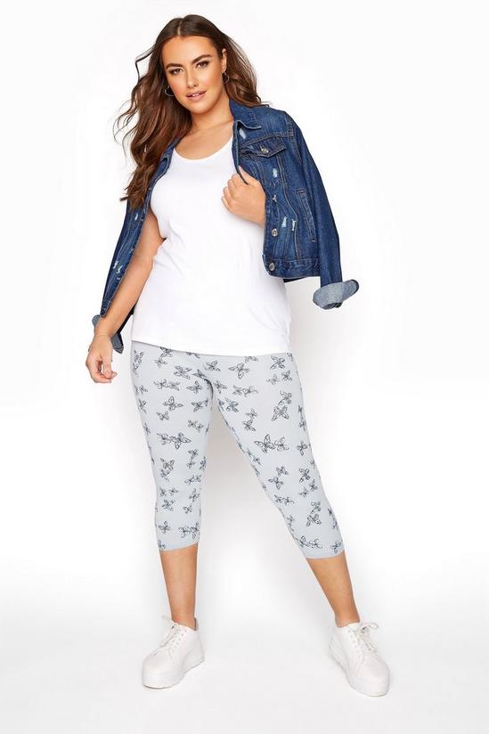 Yours 2 Pack Cropped Leggings 5