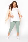 Yours Cotton Cropped Leggings thumbnail 1