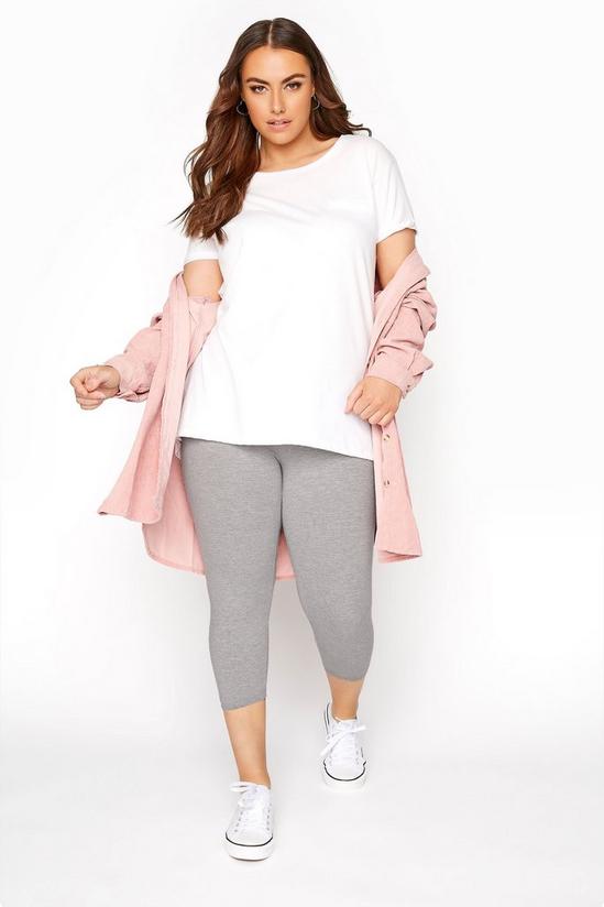 Yours Cotton Cropped Leggings 1