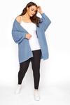 Yours Oversized Balloon Sleeve Knitted Cardigan thumbnail 4