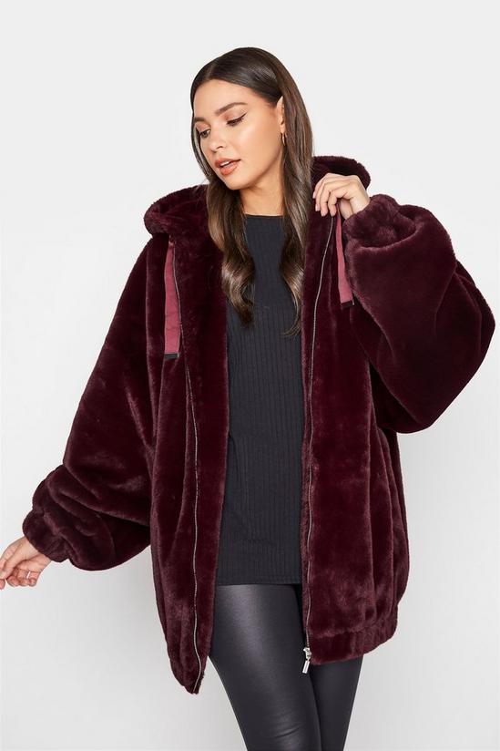 Long Tall Sally Tall Oversized Faux Fur Jacket 1