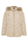 Yours Panelled Puffer Coat thumbnail 2