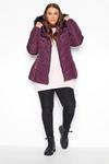 Yours Panelled Puffer Jacket thumbnail 3