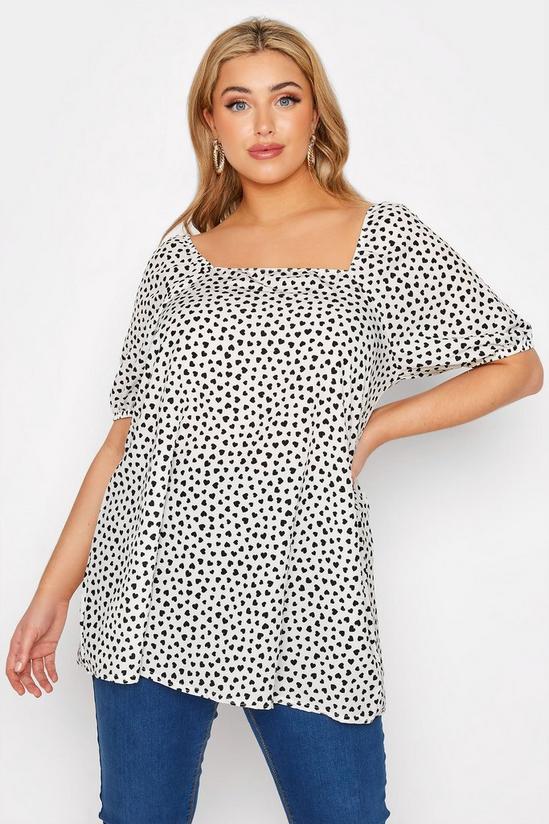 Yours Square Neck Milkmaid Top 1