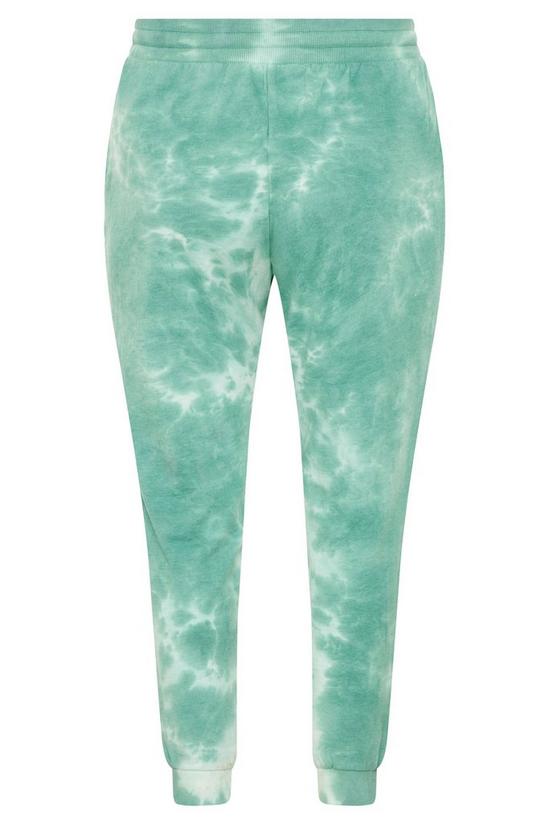 Yours Green Tie Dye Joggers 3