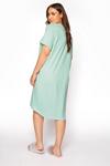Yours Slogan Dipped Back Cotton Nightdress thumbnail 5