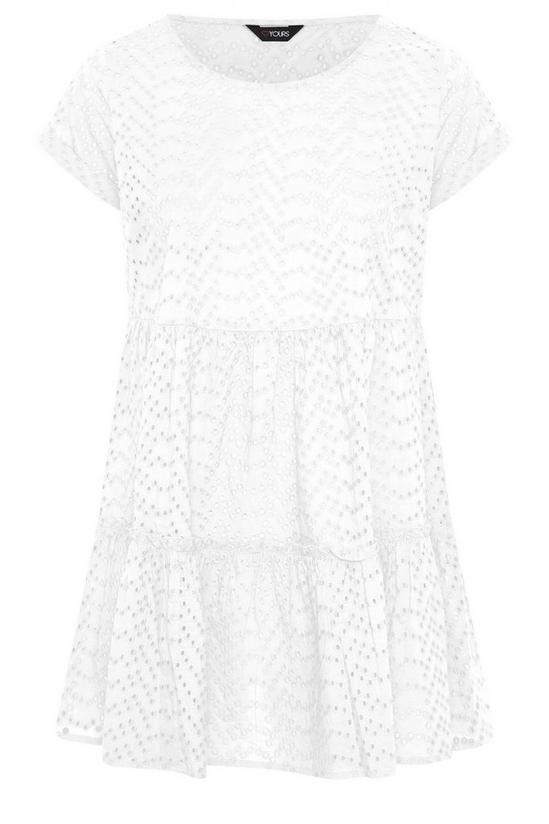 Yours Broderie Anglaise Smock Tiered Tunic 4