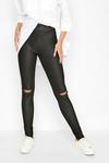 Long Tall Sally Tall Ripped Knee Jersey Jeggings thumbnail 2