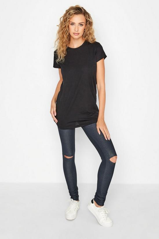 Long Tall Sally Tall Ripped Knee Jersey Jeggings 5