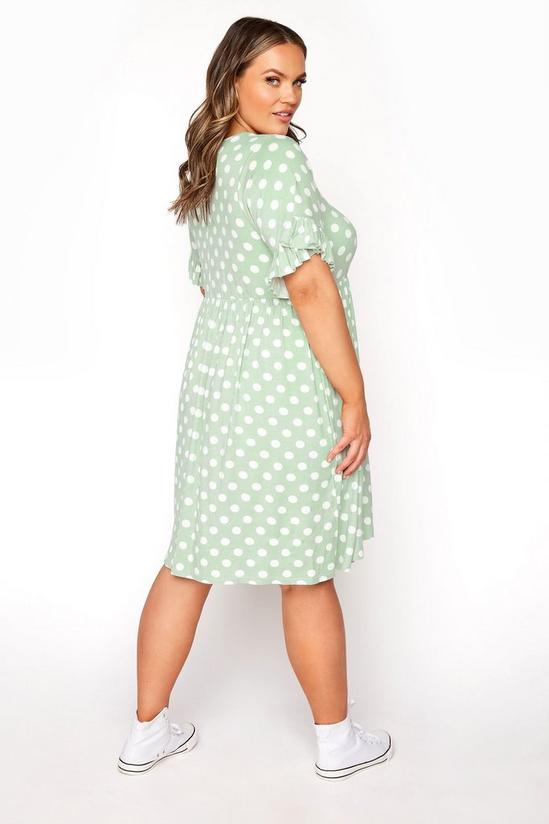 Yours Frill Sleeve Smock Dress 4