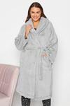 Yours Shawl Collar Dressing Gown thumbnail 1
