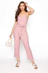 Long Tall Sally Tall Sleeveless Belted Jumpsuit thumbnail 5