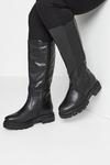 Yours Extra Wide Fit Knee High Cleated Boots thumbnail 1