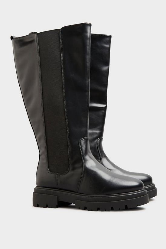 Yours Extra Wide Fit Knee High Cleated Boots 2