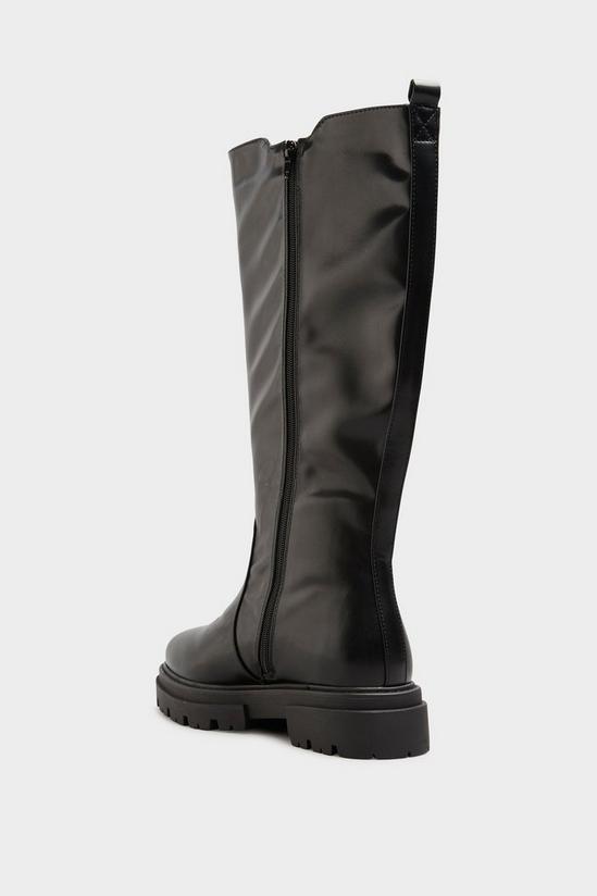 Yours Extra Wide Fit Knee High Cleated Boots 4