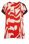 Yours Printed Dipped Hem Tunic Top thumbnail 2