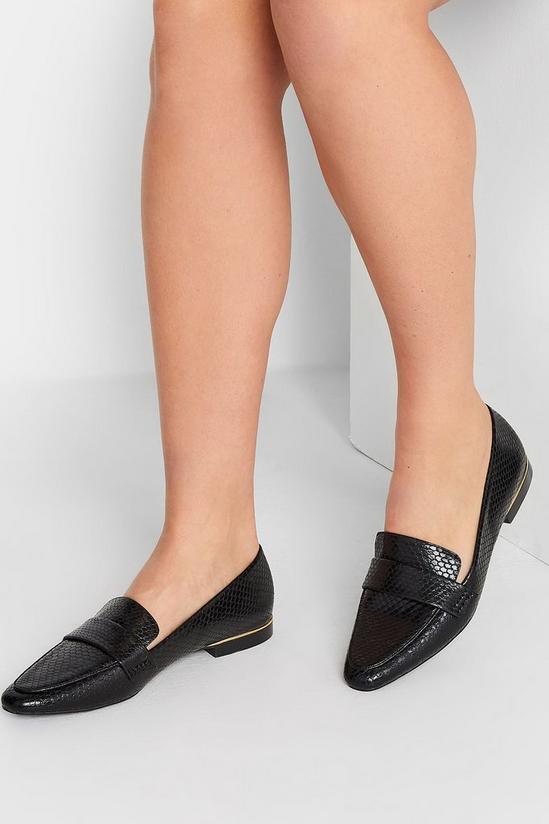 Long Tall Sally Metal Trim Loafers 1