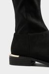 Long Tall Sally Suede Over The Knee Stretch Boots thumbnail 5