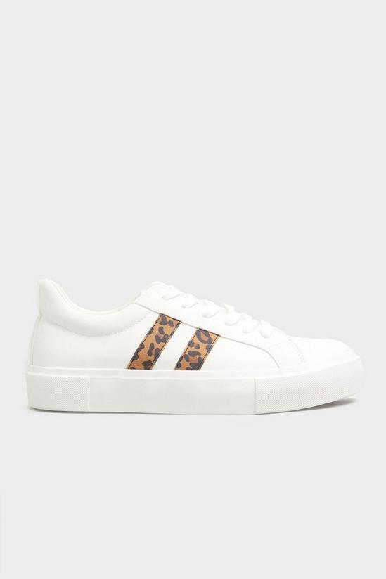 Yours Regular Fit Flatform Printed Stripe Trainers 2