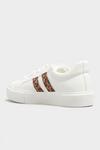 Yours Regular Fit Flatform Printed Stripe Trainers thumbnail 5