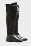 Long Tall Sally Faux Leather Stretch Knee High Boots thumbnail 2