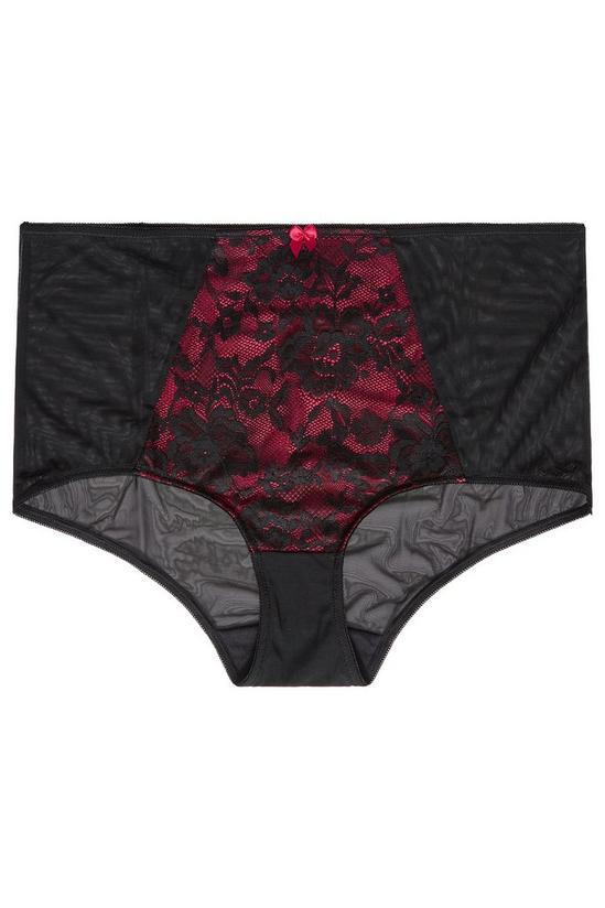 Yours Contrast Lace Briefs 2