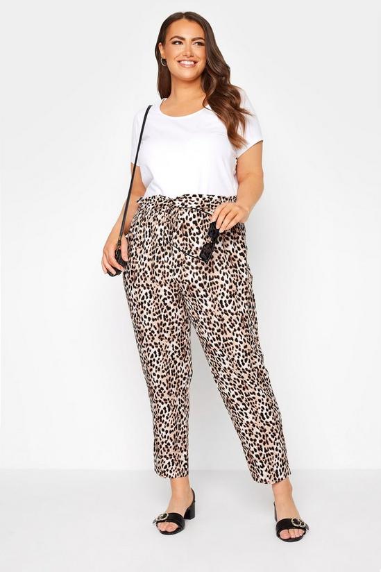 Yours Tapered Harem Trousers 5