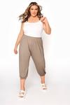 Yours Cropped Jersey Joggers thumbnail 1