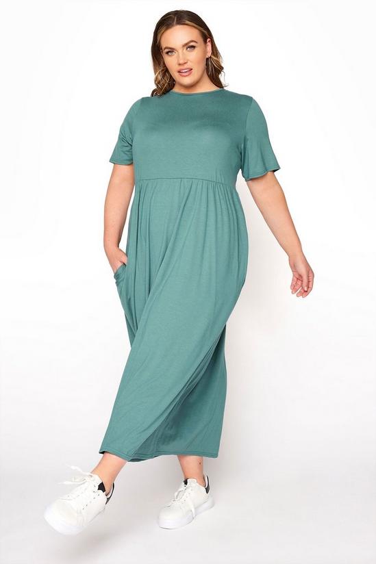 Yours Throw On T-shirt Maxi Dress 1