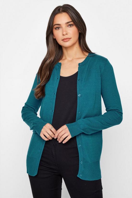 Long Tall Sally Tall Knitted Crew Neck Cardigan 1