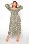 Yours Shirred Front Maxi Dress thumbnail 1