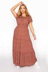 Yours Puff Sleeve Maxi Smock Dress thumbnail 1