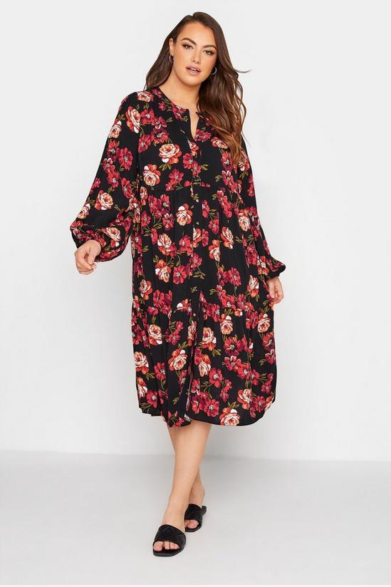 Yours Tiered Shirt Dress 1