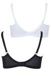 Yours 2 Pack Hi Shine Non-Wired Bra thumbnail 3