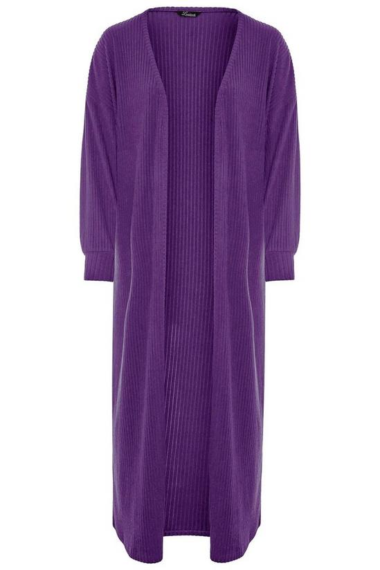 Yours Ribbed Maxi Cardigan 2