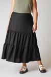 Yours Tiered Smock Maxi Skirt thumbnail 3