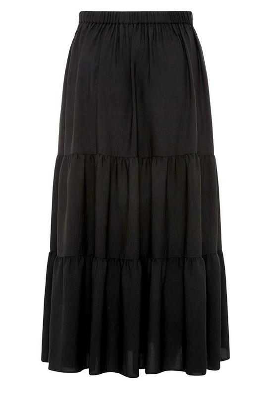 Yours Tiered Smock Maxi Skirt 4