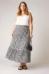 Yours Tiered Smock Maxi Skirt thumbnail 1