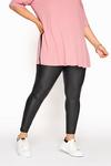 Yours Coated Stretch Leggings thumbnail 1