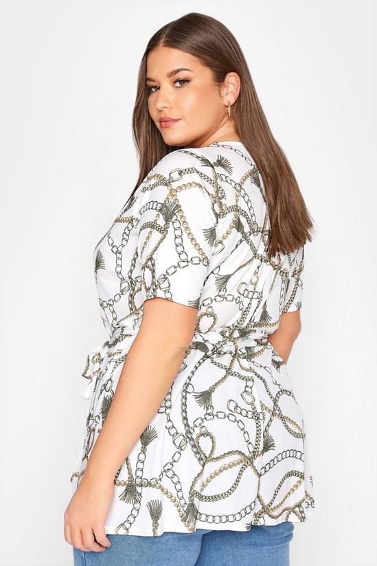 Yours Printed Wrap Top 4