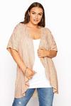 Yours Marl Waterfall Front Cardigan thumbnail 1