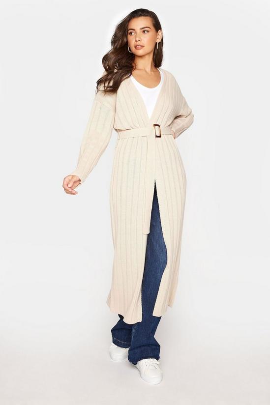 Long Tall Sally Tall Ribbed Belted Cardigan 1