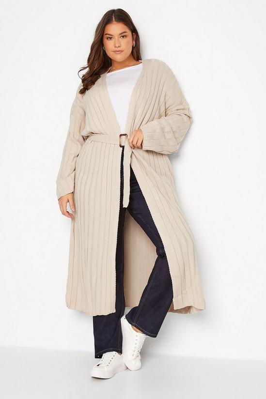 Long Tall Sally Tall Ribbed Belted Cardigan 2