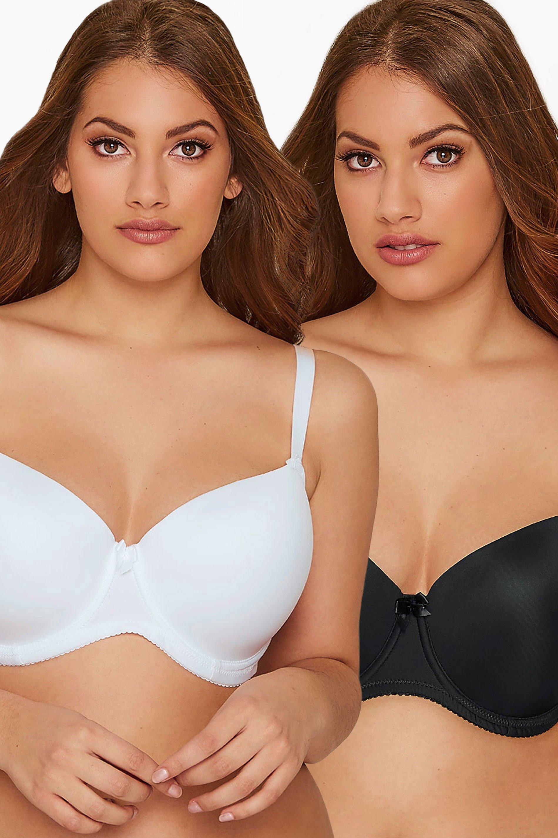 2 Pack Moulded T-Shirt Bras