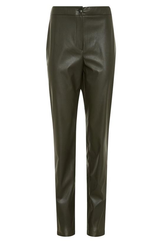 Long Tall Sally Tall Faux Leather Slim Leg Trousers 2
